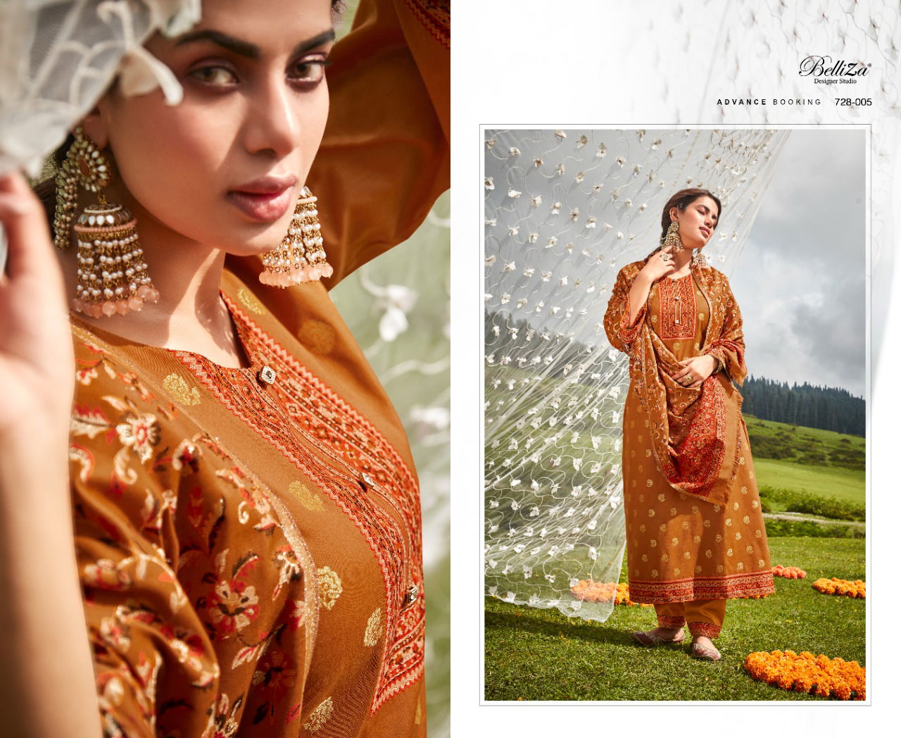 Belliza Izaara Casual Wear Pashmina Wholesale Dress Material Collection